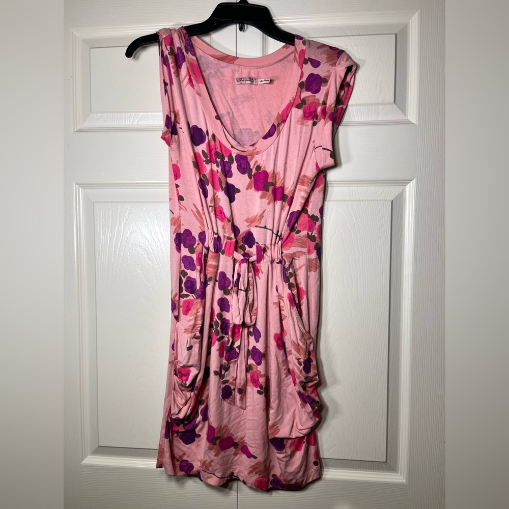 Juicy Couture Women’s Y2K Floral Logo Jersey Dress Size Small